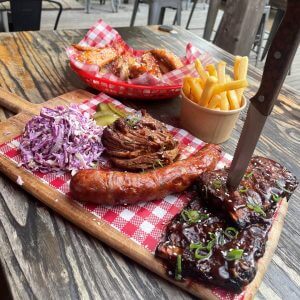 Brewers Feast BBQ shared platter